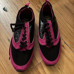 Juicy couture glitter gym shoes